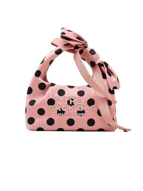 MARC JACOBS THE MINI SACK SATIN SHOULDER HANDBAG